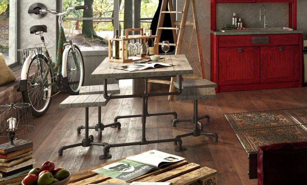 столовая группа home collection в стиле loft в Смоленске