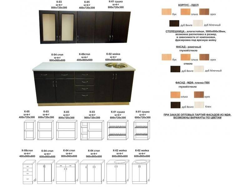 кухонный гарнитур прямой в Смоленске