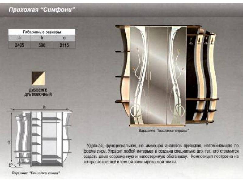 прихожая прямая симфони в Смоленске