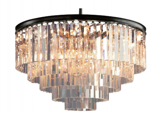 люстра odeon 5 rings черное основание в Смоленске