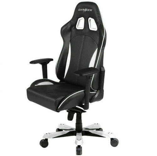 кресло геймерское dxracer king ks57 черно-белое в Смоленске