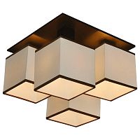 потолочная люстра arte lamp quadro a4402pl-4bk в Смоленске