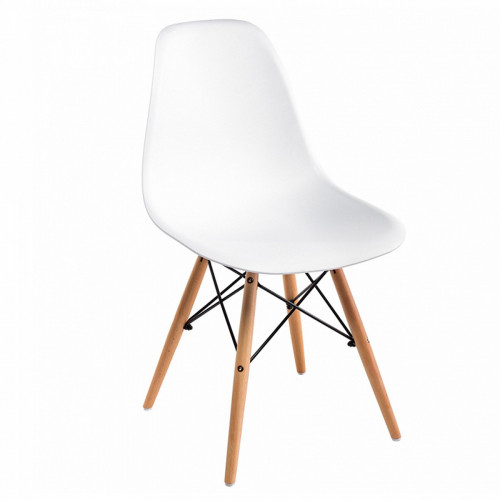 стул деревянный eames pc-015 white в Смоленске