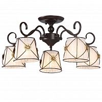 потолочная люстра arte lamp 72 a5495pl-5br в Смоленске