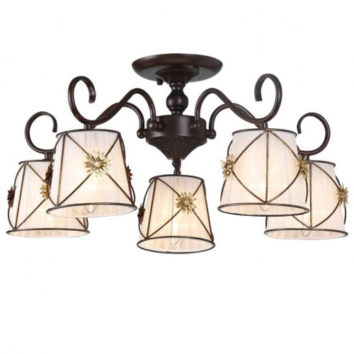 потолочная люстра arte lamp 72 a5495pl-5br в Смоленске