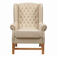 кресло мягкое с ушами french provincial armchair бежевое в Смоленске