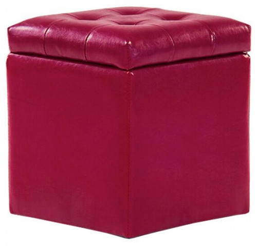 пуф шарм-дизайн шарм с ящиком красный в Смоленске