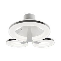 потолочный светодиодный светильник idlamp jenevra 397/3pf-ledwhitechrome в Смоленске