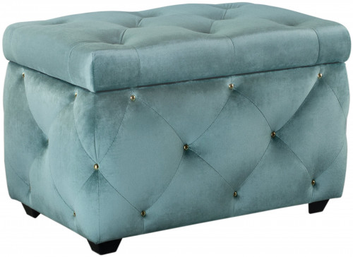 сундук leset classic-е64 велюр yd-25b бирюзовый/ножки пластик в Смоленске