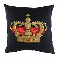 подушка с картинкой короны king crown black в Смоленске