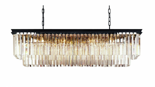 люстра odeon l120 black&glass серая, прозрачная в Смоленске