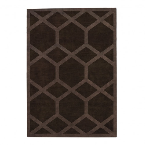 ковер ashton cocoa coffe 120x170 коричневый в Смоленске