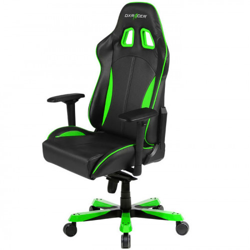 кресло геймерское dxracer king ks57 черно-зеленое в Смоленске