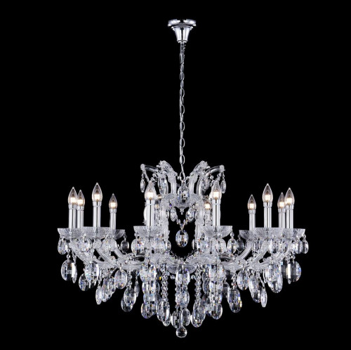 подвесная люстра crystal lux hollywood sp12 chrome в Смоленске