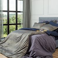 комплект постельного белья decoflux сатин 1.5 спальный twist dark в Смоленске
