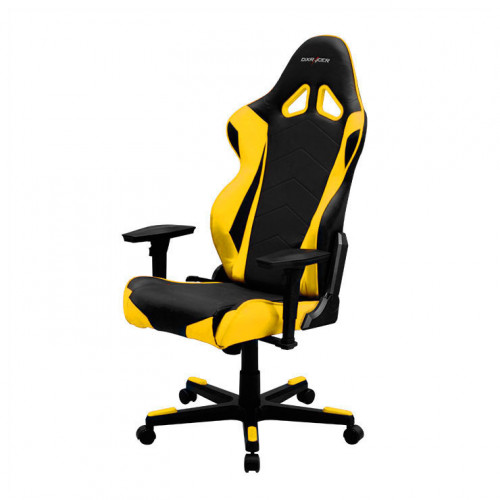 кресло геймерское dxracer racing re0 черно-желтое в Смоленске