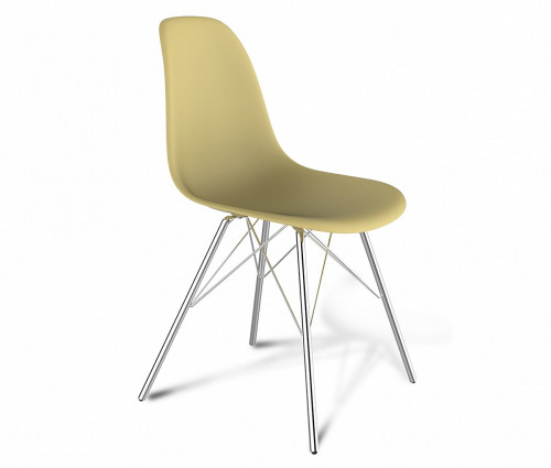 стул dsr бежевый s37 (eames style) в Смоленске