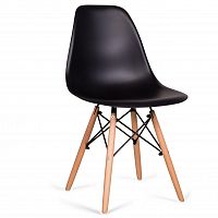 стул деревянный pc-015 черный (eames style) в Смоленске