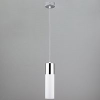 подвесной светильник eurosvet double topper 50135/1 led хром/белый в Смоленске