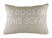 подушка с надписью no dogs on this sofa в Смоленске