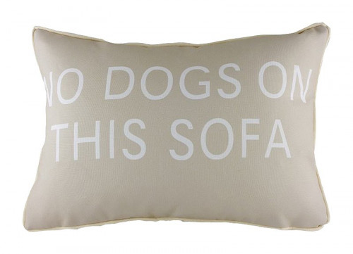 подушка с надписью no dogs on this sofa в Смоленске