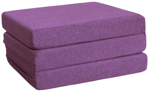 пуф шарм-дизайн матрас мобильный шаг 120 фиолетовый в Смоленске