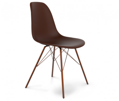 стул dsr коричневый s37 (eames style) в Смоленске