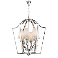 люстра presidential 6 от delight collection белая/никель в Смоленске