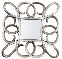 зеркало серебряное квадратное в фигурной раме silver swirl frame от rvastley в Смоленске