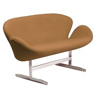 диван swan sofa прямой коричневый в Смоленске