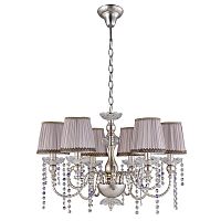 подвесная люстра crystal lux alegria sp6 silver-brown в Смоленске