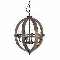 люстра на 4 рожка коричневого цвета в Смоленске