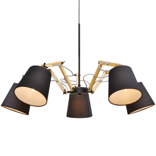 подвесная люстра arte lamp pinoccio a5700lm-5bk в Смоленске