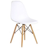 стул деревянный pc-015 белый (eames style) в Смоленске