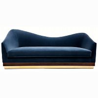 диван hughes sofa прямой синий в Смоленске