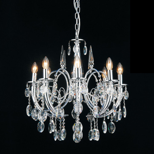 люстра md103908-8a от illuminati прозрачная/ хром в Смоленске