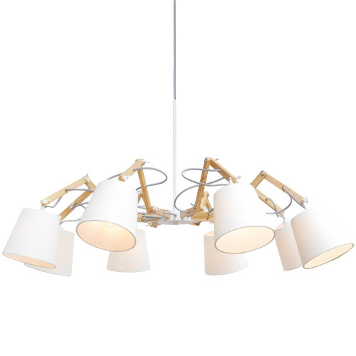 подвесная люстра arte lamp pinoccio a5700lm-8wh в Смоленске