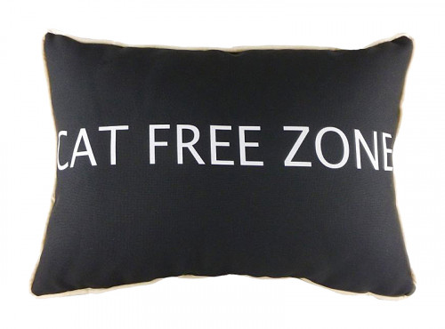 подушка с надписью cat free zone в Смоленске