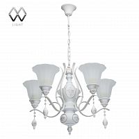 подвесная люстра mw-light версаче 639011505 белая в Смоленске