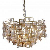 подвесная люстра crystal lux diego sp9 d600 gold в Смоленске