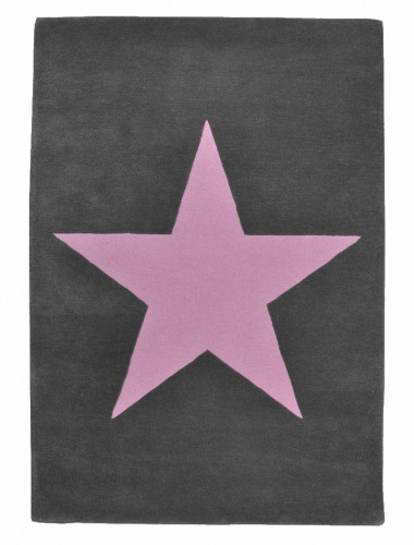 ковер wool star темно-серый-розовый в Смоленске