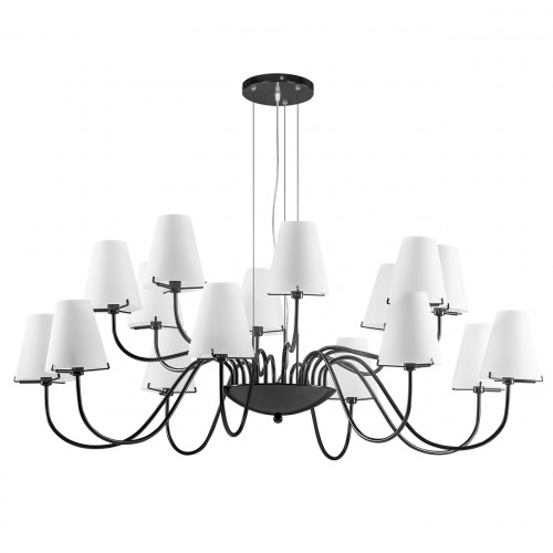 подвесная люстра lightstar diafano 758167 черная в Смоленске