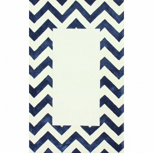 ковер zig zag синий с квадратом 120х180 в Смоленске