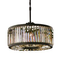 люстра welles round d50 черная, прозрачное стеко в Смоленске