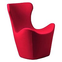 кресло papilio lounge chair красное в Смоленске