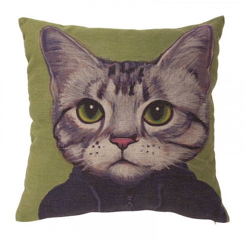 подушка с принтом mr. cat в Смоленске