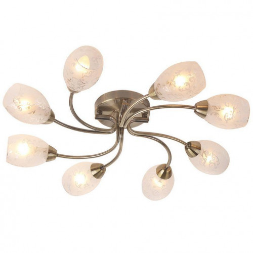 потолочная люстра idlamp carmina 201/8pf-oldbronze в Смоленске