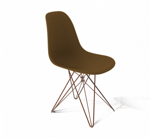 стул dsr коричневый s50 (eames style) в Смоленске