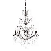 люстра maria theresa grande 8 lamps чёрная, прозрачная в Смоленске