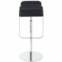 барный стул lem style piston stool черная кожа в Смоленске